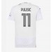 AC Milan Christian Pulisic #11 Bortedrakt Dame 2023-24 Korte ermer